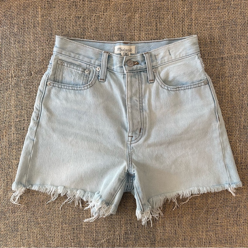 Madewell Light Blue Jean Shorts